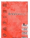 LESKLÝ KRIEDOVÝ PAPIER 100 LISTOV 250G ODOLNÝ