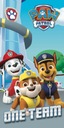 Plážová osuška 70x140 Paw Patrol Paw Chase Marshall Rubble bavlna