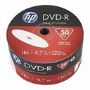 DVD HP DVD-R 4,7 GB 50 ks Potlačiteľné