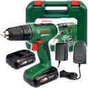 EasyDrill 18V-40 BOSCH SKRUTKOVAČ 2x1,5Ah + PUZDRO