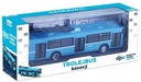 ČESKÝ TROLEJBUS 16cm KOVOVÝ TROLEJBUS