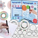 SADA SPIROGRAPH EDUČNÁ HRAČKA PRE DETI NA MAĽOVANIE ŠABLON HIT!