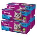 Whiskas Adult 160x85g Rybie lahôdky kota želé