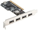 Karta ovládača 5x Lanberg PCI USB port