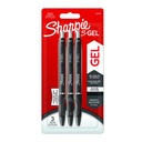 ČIERNE GÉLOVÉ PERÁ SHARPIE S-GEL 0,7MM 3KS