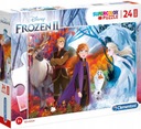 PUZZLE MAXI 24 el. ZMRZNUTÁ KRAJINA ĽADU ELSA ANNA