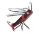 Victorinox RangerGrip 79 vreckový nôž, 12 funkcií, dĺžka 130 mm, červený, čierny