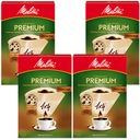 Papierové filtre do kávovaru MELITTA PREMIUM 320 ks, veľkosť 4