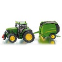 SIKU JOHN DEERE TRAKTOR S BALIEROM 1665 (MODELOVANIE)