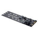 M.2 NVMe na SFF-8643 + M.2 SATA na SATA 22 adaptér