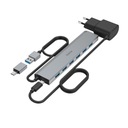 USB 3.2 Gen1 7xUSB-A 5 Gbit/s + adaptér C + NAPÁJANIE