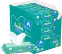 PAMPERS FRESH CLEAN VLHČENÉ Utierky 15x 80KS