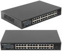 SWITCH POE 24 portový RACK 1GB POE+/2XGB 2X SFP 19-palcový 250W gigabitový ETHERNET