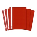 Folder PP A4 Hard Clip 5ks Red