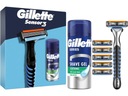 GILLETTE Sensor 3 Gélová kozmetická sada 75 ml