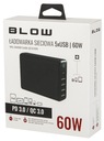 BLOW 4x USB 1x USB-C QC 3.0 60W sieťová nabíjačka