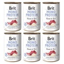 Brit Mono Protein Lamb&Rice Mokré krmivo pre psov Jahňacia ryža 6x400g