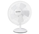 Stolný ventilátor 30cm 40W 3 rýchlosti RAVEN