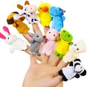 Puppets Finger Puppets Maskoti 10 ks Bábková súprava Plyšové divadlo