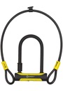 Spona AUVRAY U-LOCK U-ROC s lanom 100cm - 180 x 245mm, pr. 14mm kolík