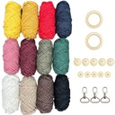 MACRAME SET bavlnená šnúrka 240m doplnky SKU X161