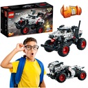 LEGO TECHNICS 42150 MONSTER TRUCK DALMATIAN DOG SET 2V1 PB DRIVE