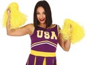 Pom Poms Cheerleaders Yellow 2 ks