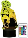 3D LED LAMP ROTTWEILER BERNARDYN BEAUCERON PES