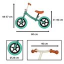 Trike Fix Balance balančný bicykel ultra ľahký 1,8kg tyrkysový