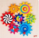 Motorová hračka Goki Rainbow gears