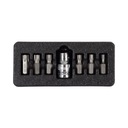 TORX SECURITY BIT SET T20-T55, 7 KS, S2