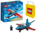 Taška LEGO CITY 60323 Kaskadérske lietadlo Kaskadérske kocky 5+