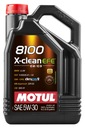 OLEJOVÝ MOTUL 5W30 8100 EFE 5L PRÍvesok ZDARMA