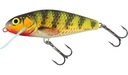 Wobler Salmo Ostriež Plávajúci 8cm/12g Holografický