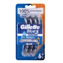 Gillette Blue 3 žiletky 6 ks.