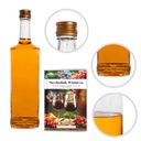 20X ŽULOVÉ SKLENENÉ FĽAŠE 500 ml NA WHISKY COGNAC BOURBON