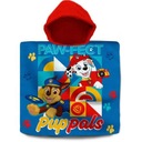 PAW Patrol Chase Marshall pončo pončo plážový uterák 60x120