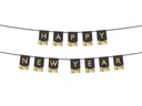 Banner Happy New Year, 135x16,5 cm Silvester