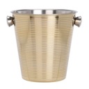 METAL COOLER GOLD vedro na ľad s rúčkami, nádoba 22 cm