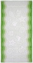 GRENO FLORA OCEAN GREEN uterák 70x140