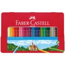 Pastelky Faber-Castell Castle, 36 ks v kovovej krabičke