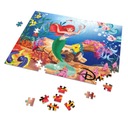 Puzzle + MENO Malá morská víla Ariel VZORY A4 110 ks