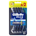 Jednorazové holiace strojčeky Gillette Blue 3 Comfort, 8 kusov