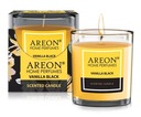 AREON CANDLE Vonná sviečka Vanilka čierna 25h