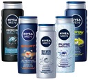 NIVEA MEN pánsky sprchový gél set 5x500ml