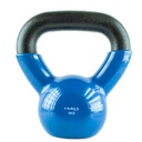 KNV06 MODRÁ LIATINA KETTLEBELL VINYLOVÝ POTAH HMS