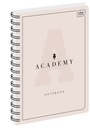 ACADEMY PASTEL notebook A4 100 mriežka 90g