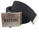 Mustang WEB BELT pre mužov čierny 110 cm