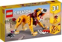 LEGO CREATOR 31112 DIVOKÝ LEV, PŠTROŠ, POHÁDKA 3 V 1