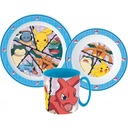 POKEMON Dinner Set Tane Bowl Cup Bez BPA